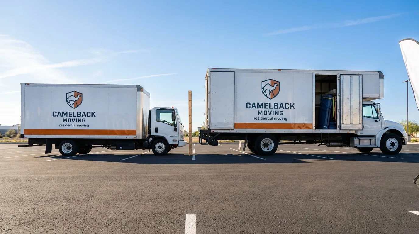 Moving truck size capacity guide in Mooresville